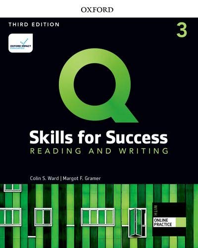 Book Q Skills for Success Reading and Writing, 3rd Level 3rd Edition Student book and IQ Online Access free