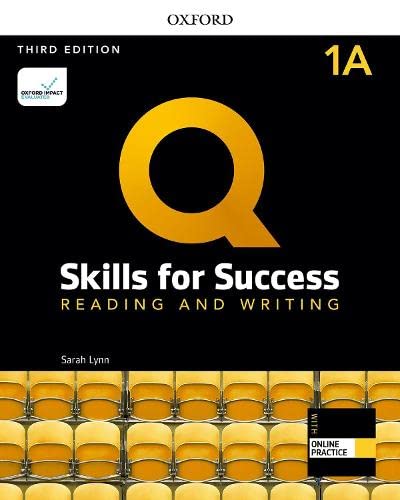 Book Q Skills for Success (3rd Edition). Reading & Writing 1. Split Student's Book Pack Part A free