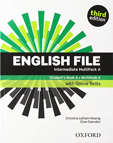 Book English File 3rd Editi: Intermediate. Student's Book/Workbook Multipack A with Oxford Online Skills free