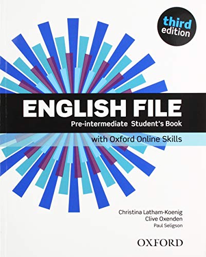 Book English File 3rd Edition Pre-Intermediate: Student's Book & Itutor & Oosp Pack free
