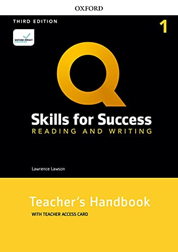 Book Q Skills for Success (3rd Edition) Reading & Writing 1. Teacher's Book Pack (Spanish Edition) free