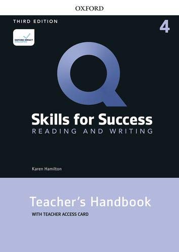 Book Q: Skills for Success: Level 4: eading and Writing Teacher's Handbook with Teacher's Access Card free