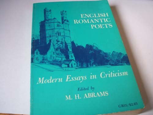 Book English Romantic Poets; Modern Essays in Criticism free