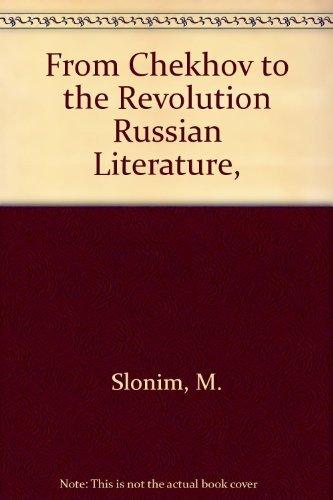 Book From Chekhov to the Revolution Russian Literature, free