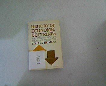 Book History of Economic Doctrine: An Introduction to Economic Theory free