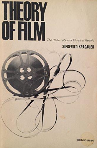 Book Theory of Film: The Redemption of Physical Reality (Galaxy Books) free