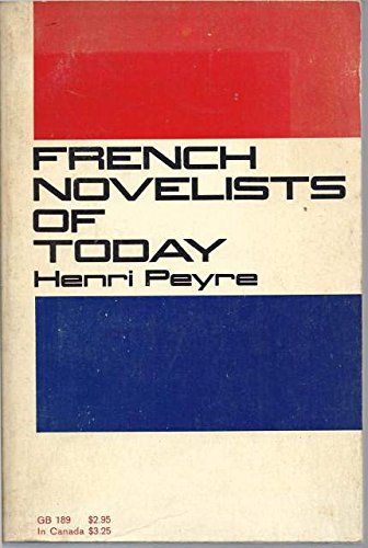 Book French Novelists Of Today free