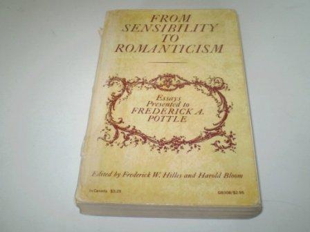 Book From Sensibility to Romanticism: Essays Presented to Frederick A. Pottle (Galaxy Books) free