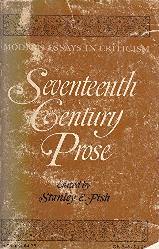 Book Seventeenth-century prose;: Modern essays in criticism (A Galaxy book, GB 348) free