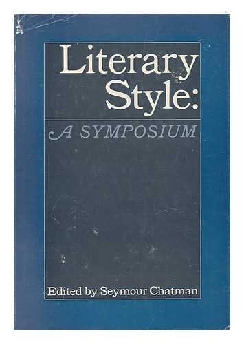 Book Literary Style: A Symposium free
