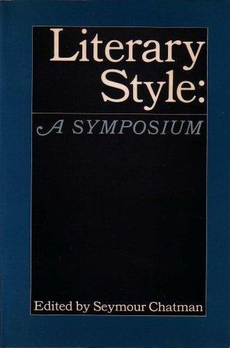 Book Literary Style: A Symposium free