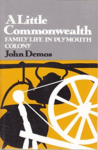 Book A Little Commonwealth: Family Life in Plymouth Colony (Galaxy Books) free