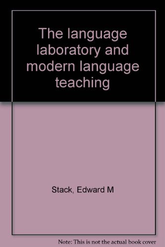 Book The language laboratory and modern language teaching free