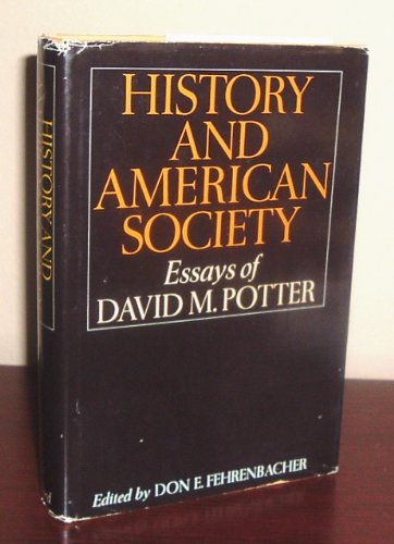 Book History and American Society: Essays of David M. Potter. free