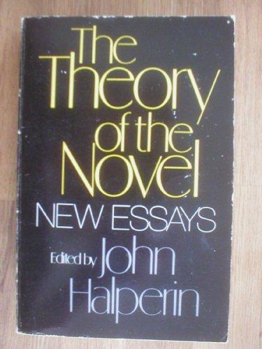 Book The theory of the novel;: New essays free
