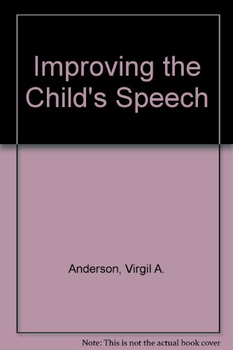 Book Improving the Child's Speech free
