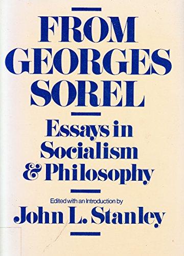 Book From Georges Sorel: Essays in socialism and philosophy free