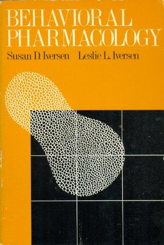 Book Behavioral Pharmacology free