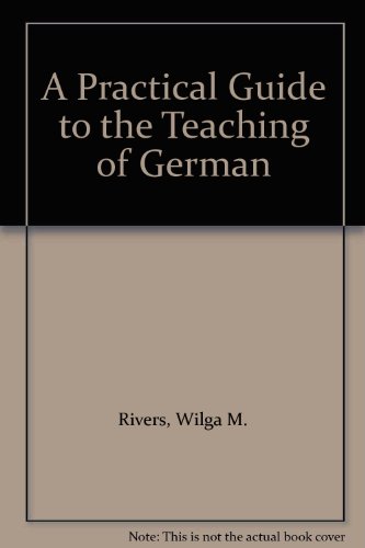 Book A practical guide to the teaching of German free