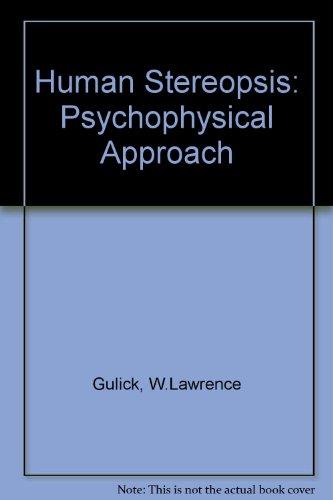 Book Human Stereopsis: A Psychophysical Approach free