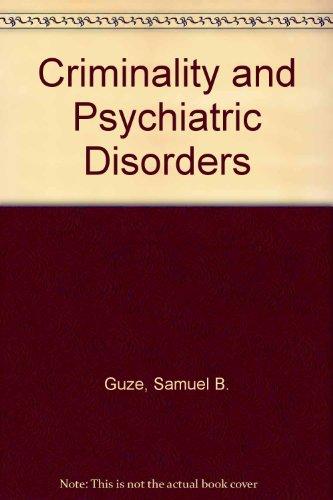 Book Criminality and Psychiatric Disorders free