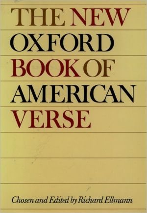 Book The New Oxford Book of American Verse (Oxford Books of Verse) free