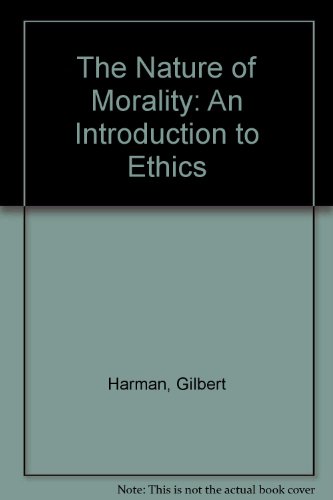 Book The Nature Of Morality: An Introduction To Ethics free