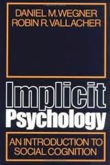 Book Implicit Psychology: An Introduction to Social Cognition free