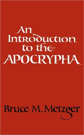 Book An Introduction to the Apocrypha free