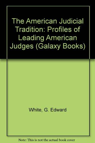 Book The American Judicial Tradition (a Galaxy Book ; Gb 534) free