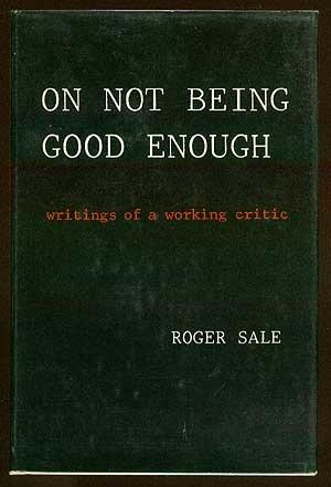 Book On Not Being Good Enough: Writings of a Working Critic free