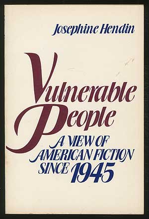 Book Vulnerable People : A View Of American Fiction Since 1945 free