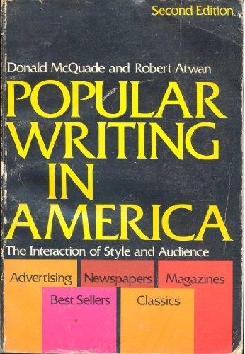 Book Popular writing in America: The interaction of style and audience free