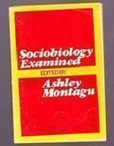 Book Sociobiology Examined (Galaxy Books) free
