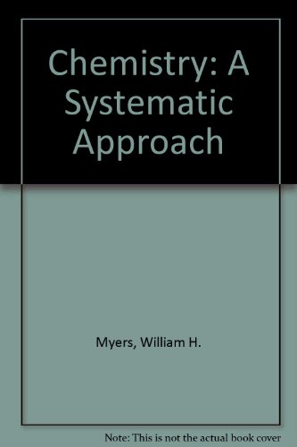Book Instructor's Manual For Chemistry: A Systematic Approach free