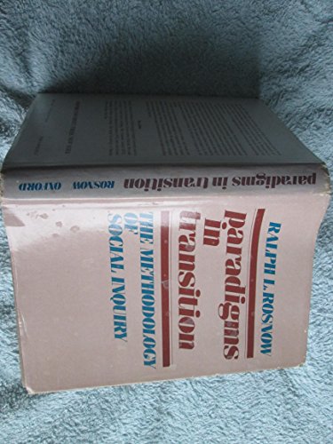 Book Paradigms in Transition: The Methodology of Social Inquiry free