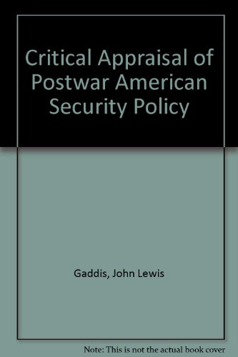 Book Strategies of Containment: A Critical Appraisal of Postwar American National Security free