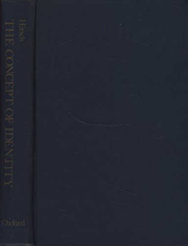 Book The Concept of Identity free