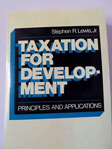 Book Taxation for Development: Principles and Applications free