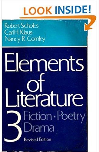 Book Elements Of Literature 3: Fiction, Poetry, Drama free