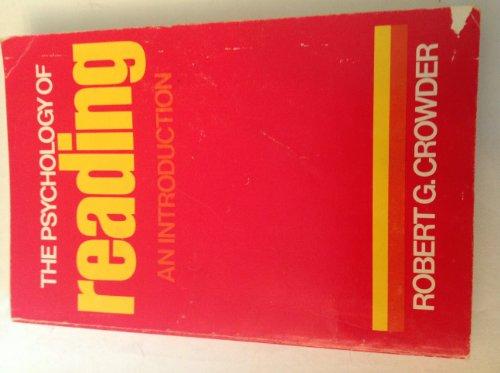 Book The Psychology Of Reading: An Introduction free