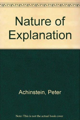 Book The Nature of Explanation free