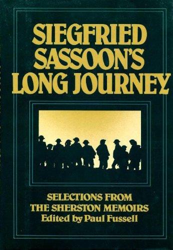 Book Siegfried Sassoon's Long Journey: Selections from the Sherston Memoirs free