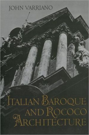 Book Italian Baroque and Rococo Architecture free