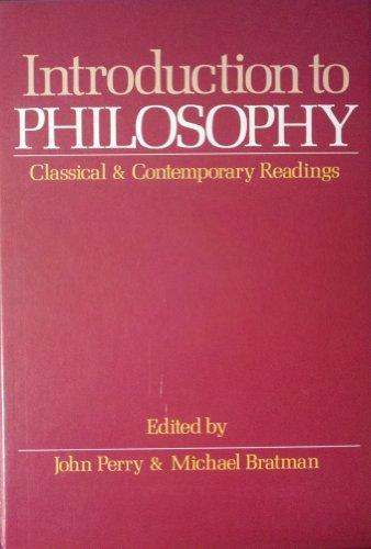 Book Introduction to Philosophy: Classical and Contemporary Readings free