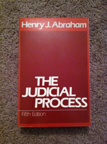 Book The Judicial Process free