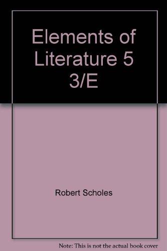 Book Elements of Literature: Fiction, Poetry, Drama, Essay, Film free