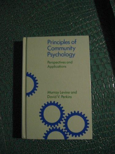 Book Community Psychology: Perspectives and Applications free