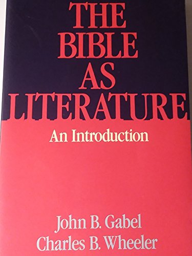 Book The Bible as Literature: An Introduction free