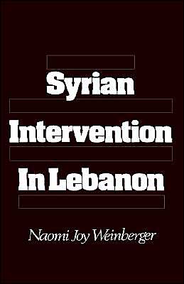 Book Syrian Intervention in Lebanon free